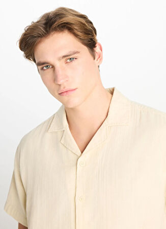 Lee Relaxed Ekru Erkek Gömlek L2510207102 Relaxed Fit Gömlek