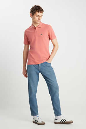 Lee %100 Pamuk Frank Relaxed Fit Geniş Kesim İndigo Jean Denim Erkek Pantolon FRNK00013381