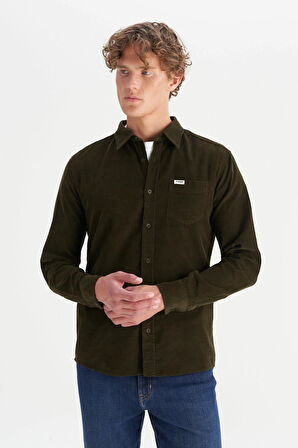 Wrangler Erkek Kadife Gömlek MW5A14AXIX