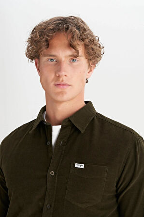 Wrangler Erkek Kadife Gömlek MW5A14AXIX