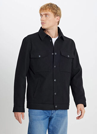 Wrangler Regular Fit Siyah Erkek Ceket W2520495001 Siyah Ceket