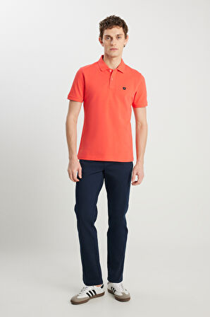 Texas Slim Fit Dar Kesim Normal Bel Lacivert Esnek Pantolon