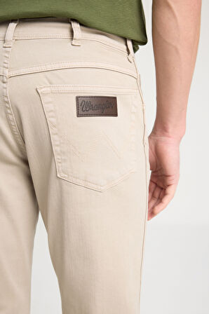 Texas Authentic Slim Fit Dar Kesim Normal Bel Bej Esnek Pantolon