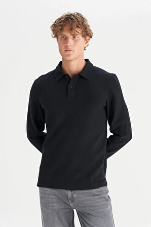 Wrangler Erkek Polo Yaka Sweatshirt W2520381001