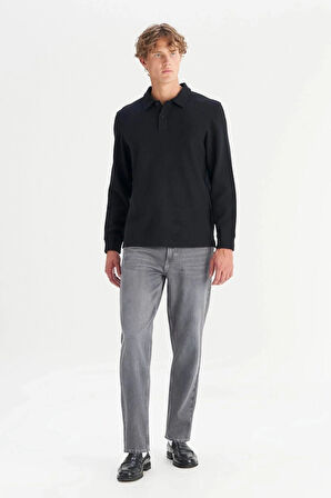 Wrangler Erkek Polo Yaka Sweatshirt W2520381001