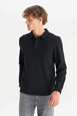 Wrangler Erkek Polo Yaka Sweatshirt W2520381001