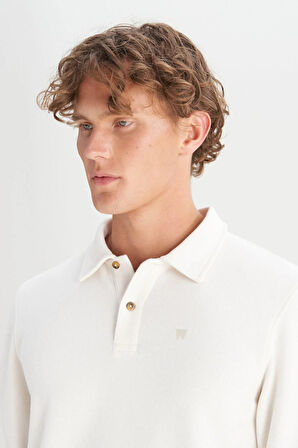 Wrangler Erkek Polo Yaka Sweatshirt W2520381104