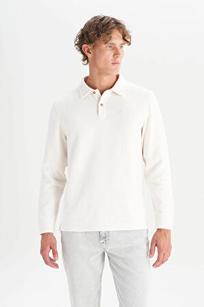 Wrangler Erkek Polo Yaka Sweatshirt W2520381104