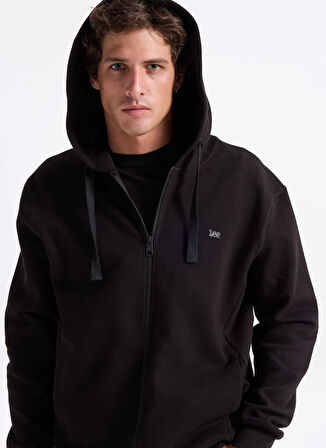 Lee Kapüşon Yaka Siyah Erkek Sweatshırt L2520310001 Siyah Sweatshirt