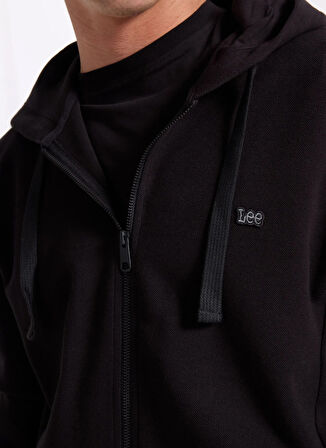 Lee Kapüşon Yaka Siyah Erkek Sweatshırt L2520310001 Siyah Sweatshirt