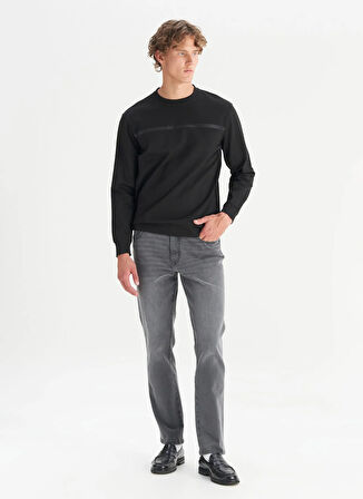 Wrangler Bisiklet Yaka Siyah Erkek Sweatshırt W2520534001 Siyah Sweatshirt