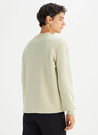 Lee Bisiklet Yaka Mint Erkek Sweatshırt L2520225299 Mint Yeşili Sweatshirt