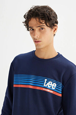 Lee Erkek Baskılı Sweatshirt L2520099411