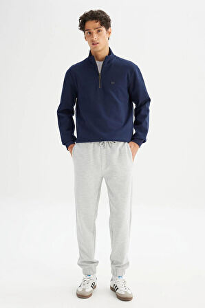 Lee Erkek Pike Interlock Half Zip Sweatshirt L2520312411