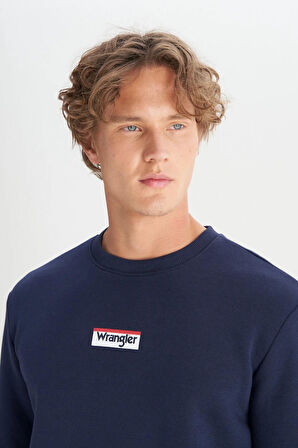 Wrangler Erkek Mid Logo Sweatshirt W2520133411