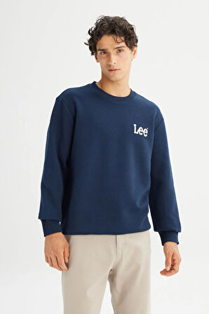 Lee Erkek Small Logo Sweatshirt L2520365607