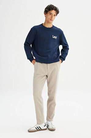 Lee Erkek Small Logo Sweatshirt L2520365607
