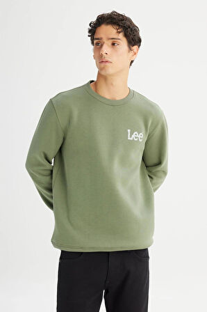Lee Erkek Small Logo Sweatshirt L2520365904