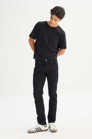 Extreme Motion Slim Fit Dar Kesim Pamuklu Esnek Siyah Denim Jean Pantolon