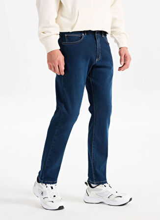 Lee Normal Bel Slim Fit Mavi Erkek Denim Pantolon L72A00014CR Mavi Denim Pantolon