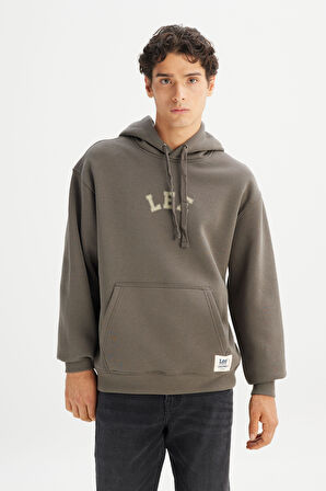 Pamuklu Regular Fit Normal Kesim Kapüşonlu İçi Polarlı Sweatshirt
