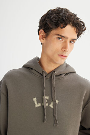Pamuklu Regular Fit Normal Kesim Kapüşonlu İçi Polarlı Sweatshirt