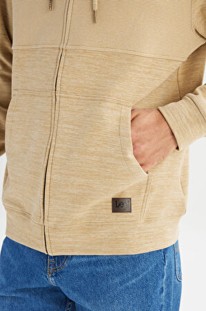 Regular Fit Normal Kesim Kapüşonlu Cepli İçi Polarlı Sweatshirt