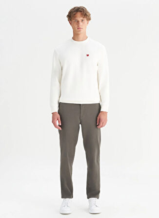 Wrangler Normal Bel Slim Fit Haki Erkek Chino Pantolon WM01200001UU Haki Chino Pantolon