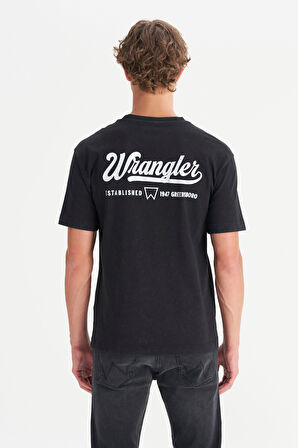 %100 Pamuk Relaxed Fit Rahat Kesim Bisiklet Yaka Tişört