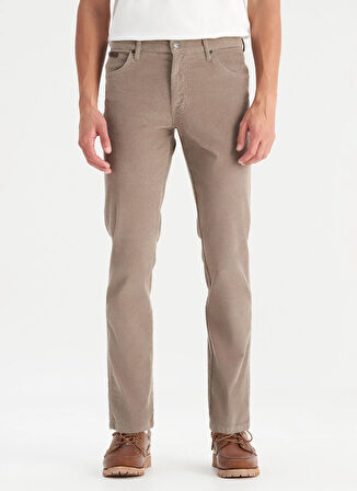 Wrangler Normal Bel Slim Fit Kahve Erkek Chino Pantolon MW12SEC185 Kahverengi Chino Pantolo
