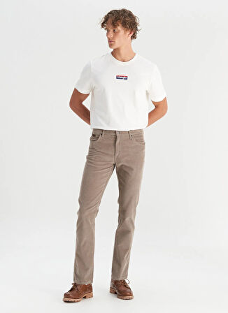 Wrangler Normal Bel Slim Fit Kahve Erkek Chino Pantolon MW12SEC185 Kahverengi Chino Pantolo