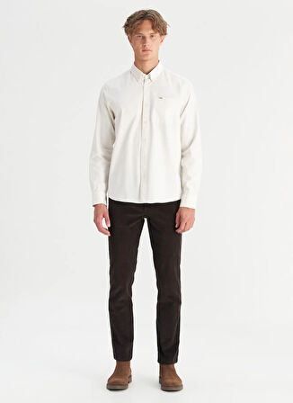 Wrangler Normal Bel Slim Fit Koyu Kahve Erkek Chino Pantolon MW12SECH31 Kahverengi Chino Pant