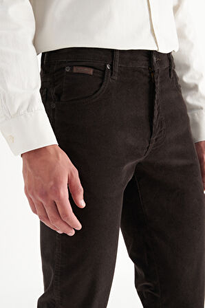 Pamuklu Texas Slim Fit Dar Kesim Cepli Esnek Kadife Pantolon