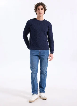 Lee Mavi Erkek Straight Denim Pantolon L70700024381 İndigo Denim Pantolon