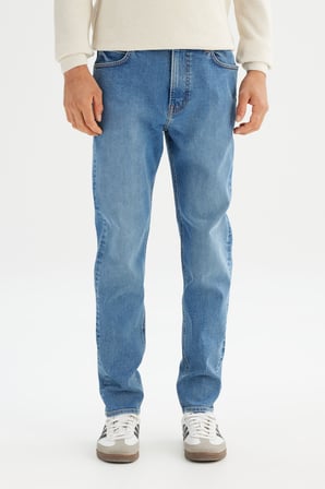 Austin Pamuklu Straight Fit Esnek Jean Denim Kot Pantolon