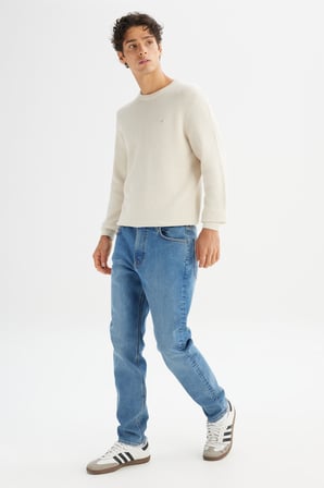 Austin Pamuklu Straight Fit Esnek Jean Denim Kot Pantolon