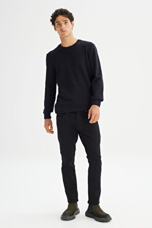 Luke Pamuklu Slim Fit Dar Kesim Cepli Esnek Jean Kot Denim Pantolon