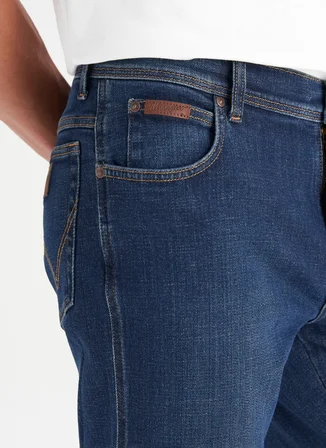 Wrangler Mavi Erkek Slim Fit Denim Pantolon W12S00034W50 İndigo Denim Pantolon