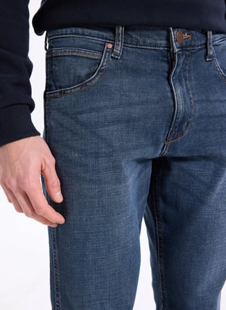 Wrangler Mavi Erkek Straight Denim Pantolon W15Q00021317 İndigo Denim Pantolon