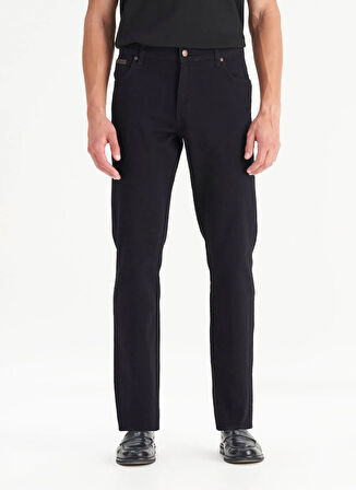 Wrangler Normal Bel Straight Siyah Erkek Denim Pantolon MW12109004 Siyah Denim Pantolon
