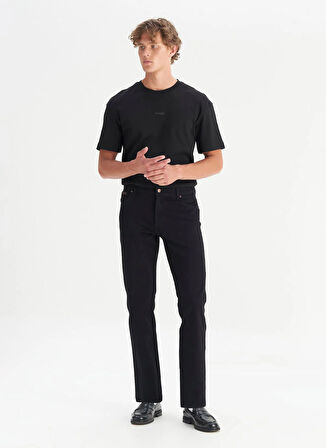 Wrangler Normal Bel Straight Siyah Erkek Denim Pantolon MW12109004 Siyah Denim Pantolon
