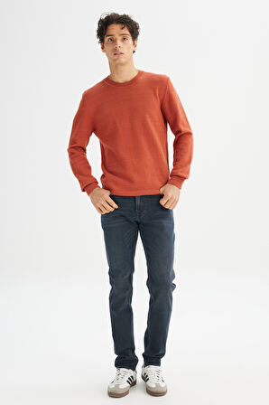 Pamuklu Slim Fit Dar Kesim Esnek Jean Denim Kot Pantolon