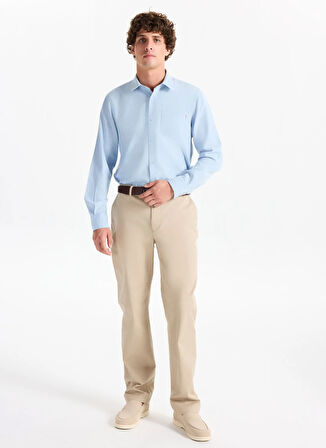 Wrangler Regular Fit Mavi Erkek Gömlek W2520583400 Mavi Gömlek