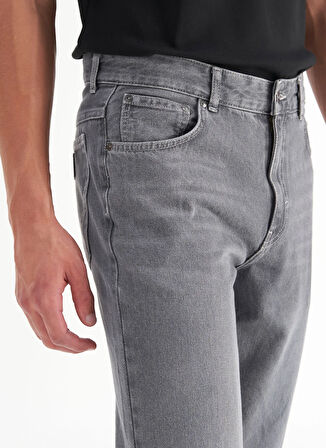 Wrangler Normal Bel Relaxed Gri Erkek Denim Pantolon FRNK0000725 Gri Denim Pantolon