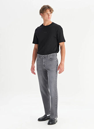 Wrangler Normal Bel Relaxed Gri Erkek Denim Pantolon FRNK0000725 Gri Denim Pantolon