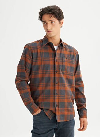 Lee Regular Fit Bordo Erkek Gömlek L66N9620971 Bordo Gömlek