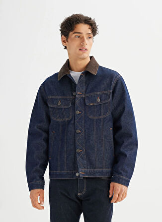 Lee Lacivert Erkek Denim Ceket L252001723 Lacivert Denim Ceket