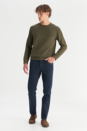 Texas Straight Fit Düz Kesim Normal Bel Pamuklu Esnek Siyah Denim Pantolon