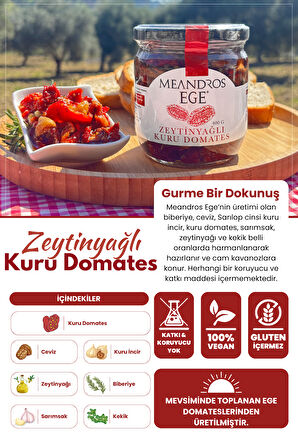 Zeytinyağlı Kuru Domates (Ceviz İncir Biberiyeli) 250 gr