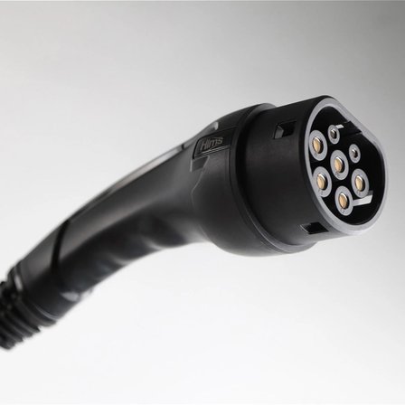 Hims EMEF-11T2-SS-5 11 kW Tip 2 Siyah Soketli 5m Elektrikli Araç Şarj Kablosu